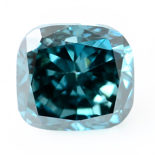 0.33 Carat Blue Diamond Cushion Loose Gemstone