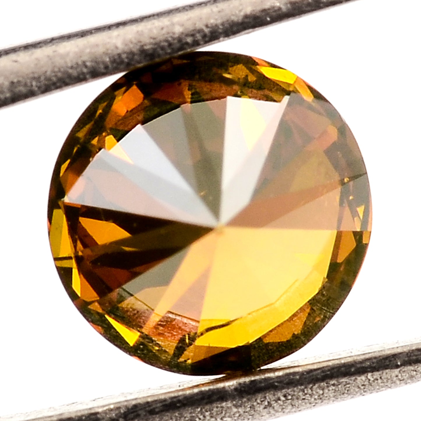0.27 Red Diamond Round Loose Gemstone