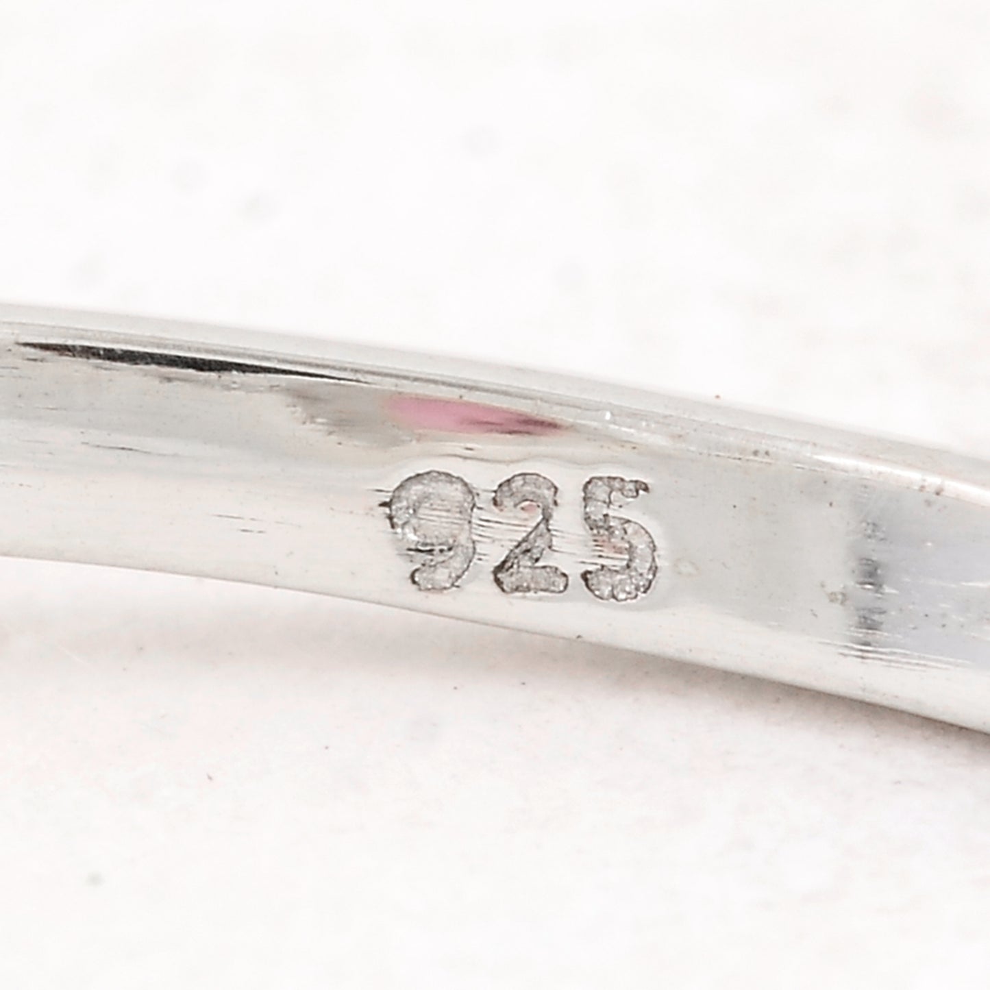 1.56 Ct Oval Pink Topaz 925 Sterling Silver Ring