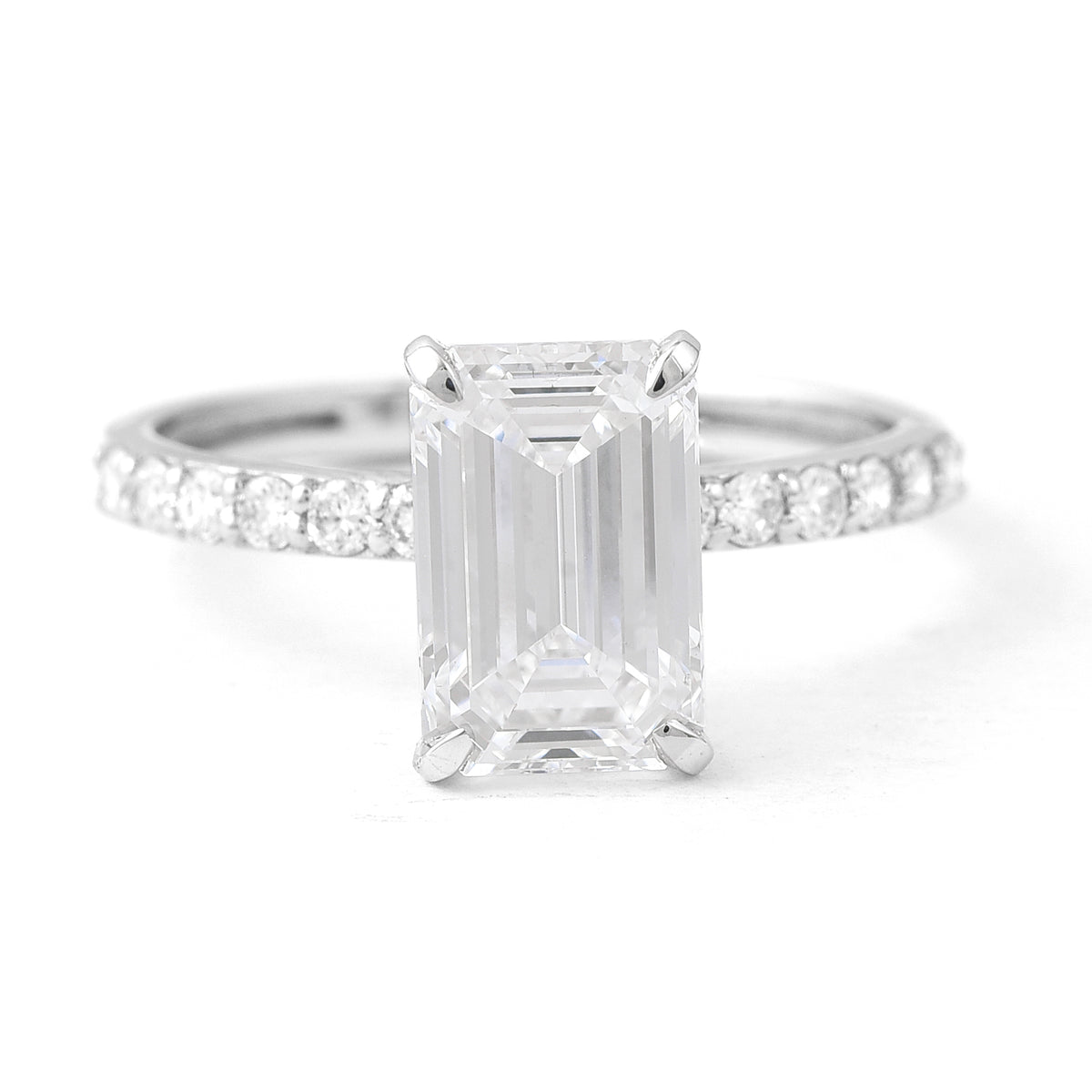 2.77 Carats Lab Grown Diamond 14K Gold Ring