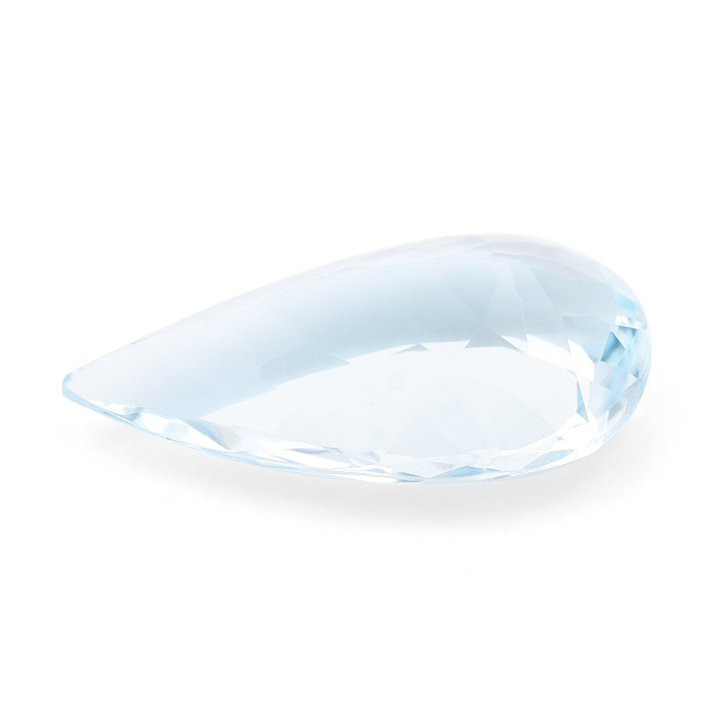 4.51 Natural Beryl Aquamarine Pear Mixed Cut Gemstone