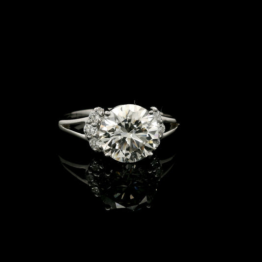 2.19 Carats Lab Grown Diamond 14K Gold Ring