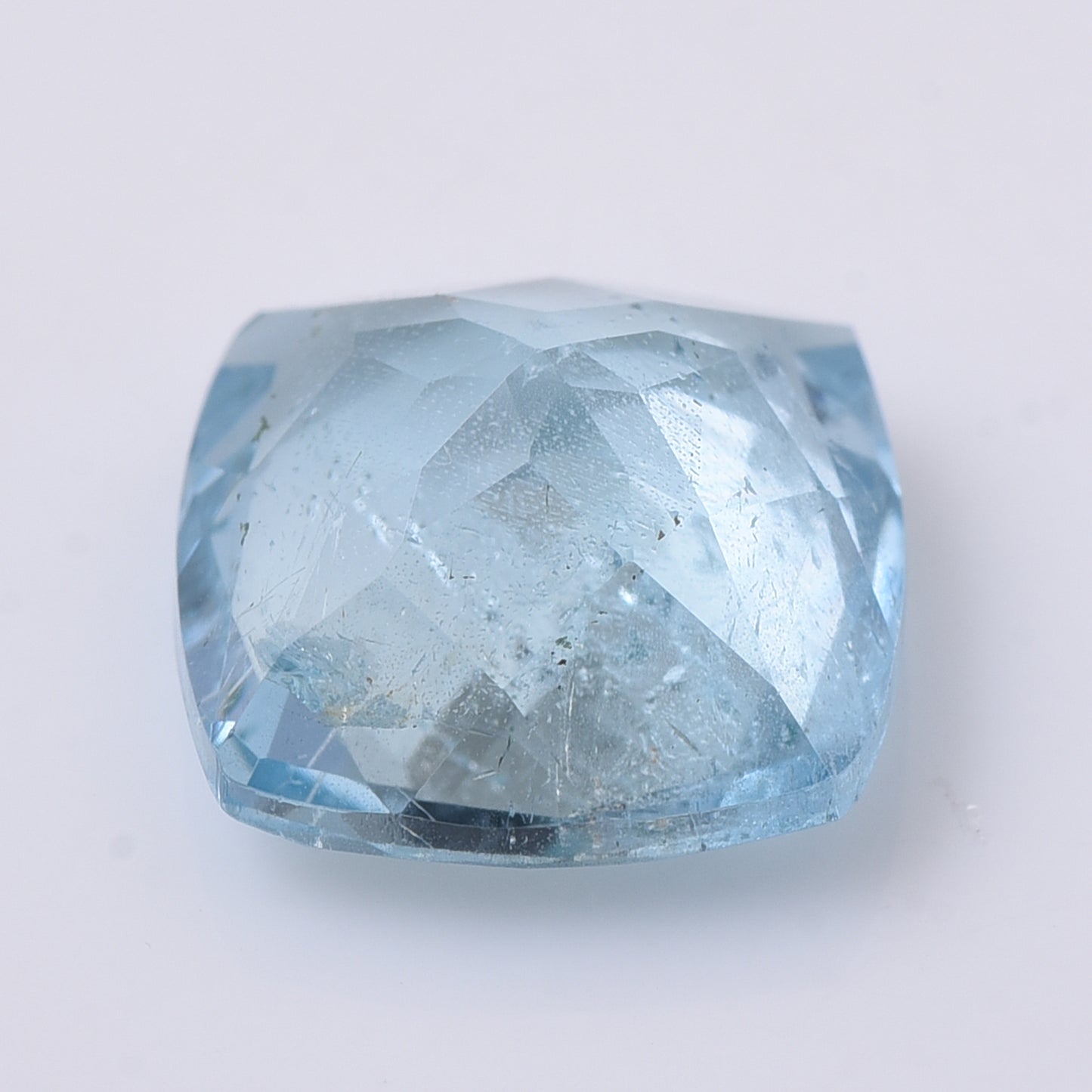 4.04 Natural Beryl Aquamarine Cushion Mixed Cut Gemstone