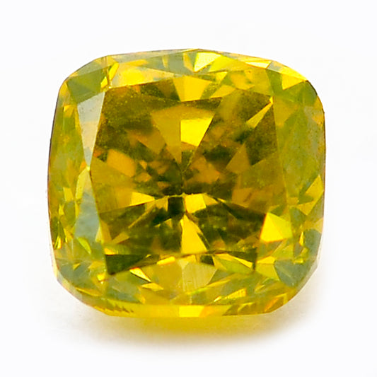 0.31 Yellow Diamond Octagon Loose Diamond
