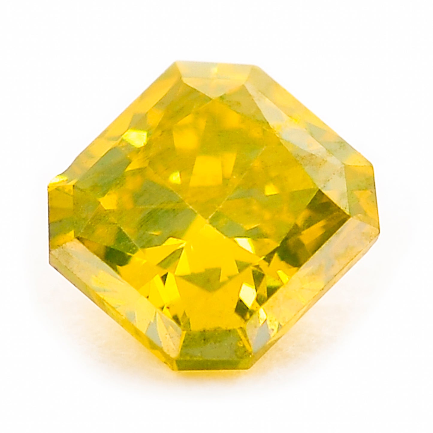 0.29 Yellow Diamond Octagon Loose Diamond