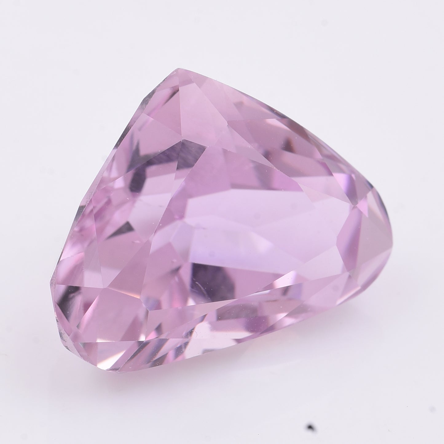 16.78 Natural Spodumene Kunzite Pear Mixed Cut Gemstone