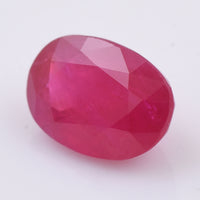 1.57 Natural Corundum Ruby Oval Mixed Cut Gemstone