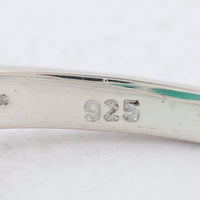 8.01 Ct Oval Green Topaz 925 Sterling Silver Ring