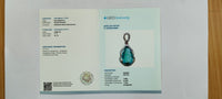 1.84 Ct Pear Mixed Cut Natural Emerald 14K Gold Pendant