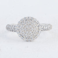 1.14 Ct Round Cubic Zirconia 925 Sterling Silver Ring