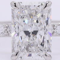 2.40 Carats Lab Grown Diamond 950 Platinum Ring