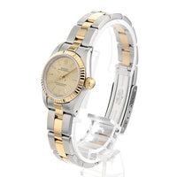 Rolex Oyster Perpetual 67193 Champagne Bar 3-Row Oyster Bracelet N-Serial Pre-Owned Women's