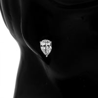 3.68 Carats Lab Grown Diamond 14K Gold Earrings