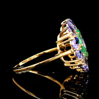2.75 Ct Round Tanzanite 14K Gold Ring