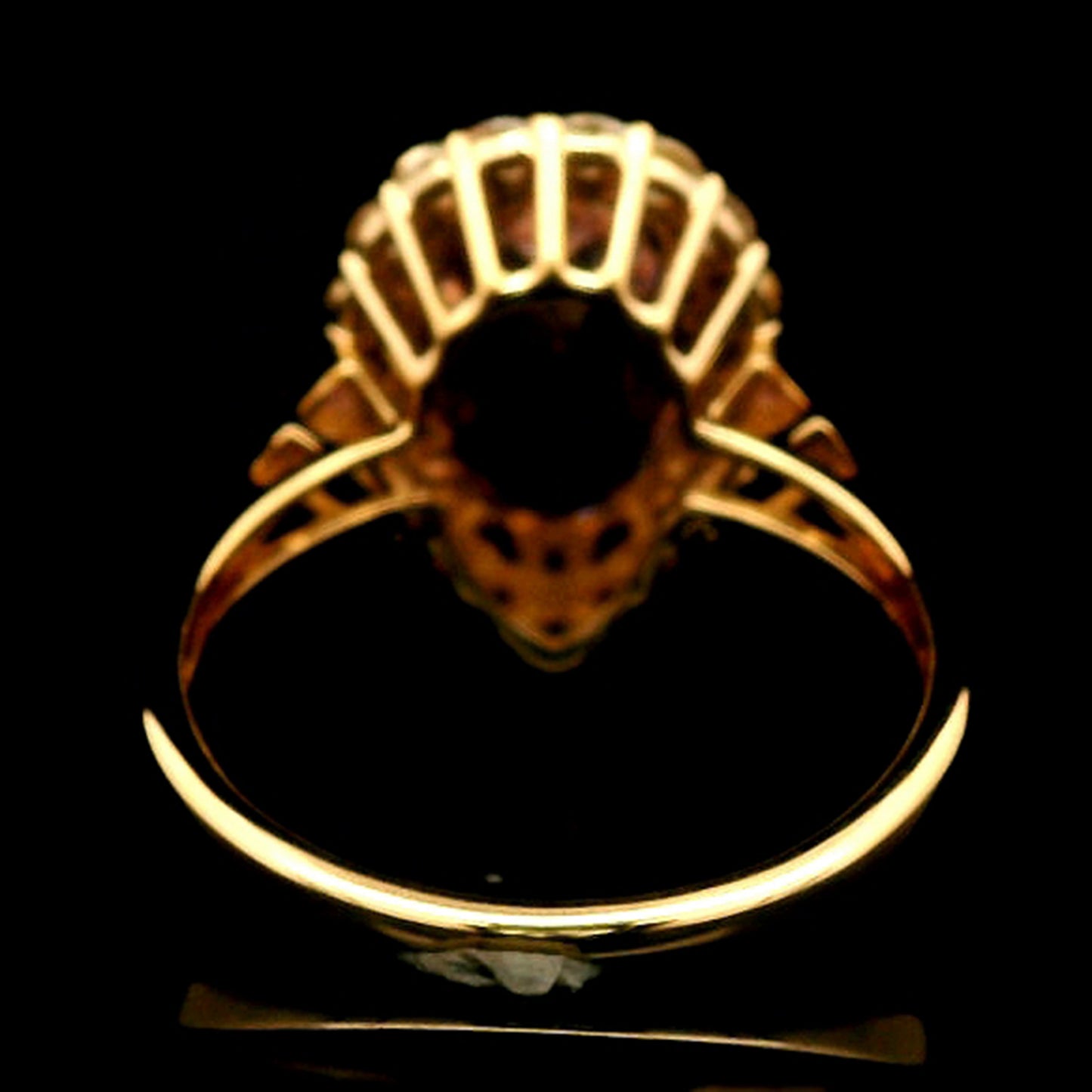 5.87 Ct Oval Kunzite 14K Gold Ring