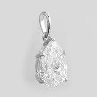 2.03 Carats Lab Grown Diamond 14K Gold Pendant