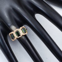 1.86 Ct Octagon Tourmaline 14K Gold Ring