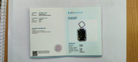 3.59 Ct Octagon Step Cut Natural Bi-Coloured Sapphire 14K Gold Pendant