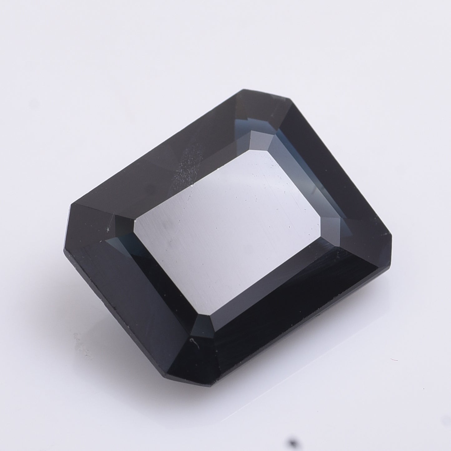 4.22 Natural Corundum Sapphire Emerald Cut Gemstone
