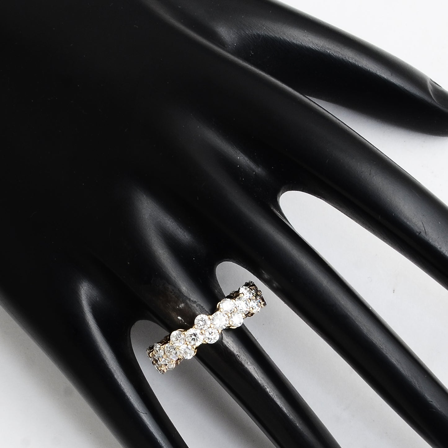 3.08 Carats Lab Grown Diamond 14K Gold Ring