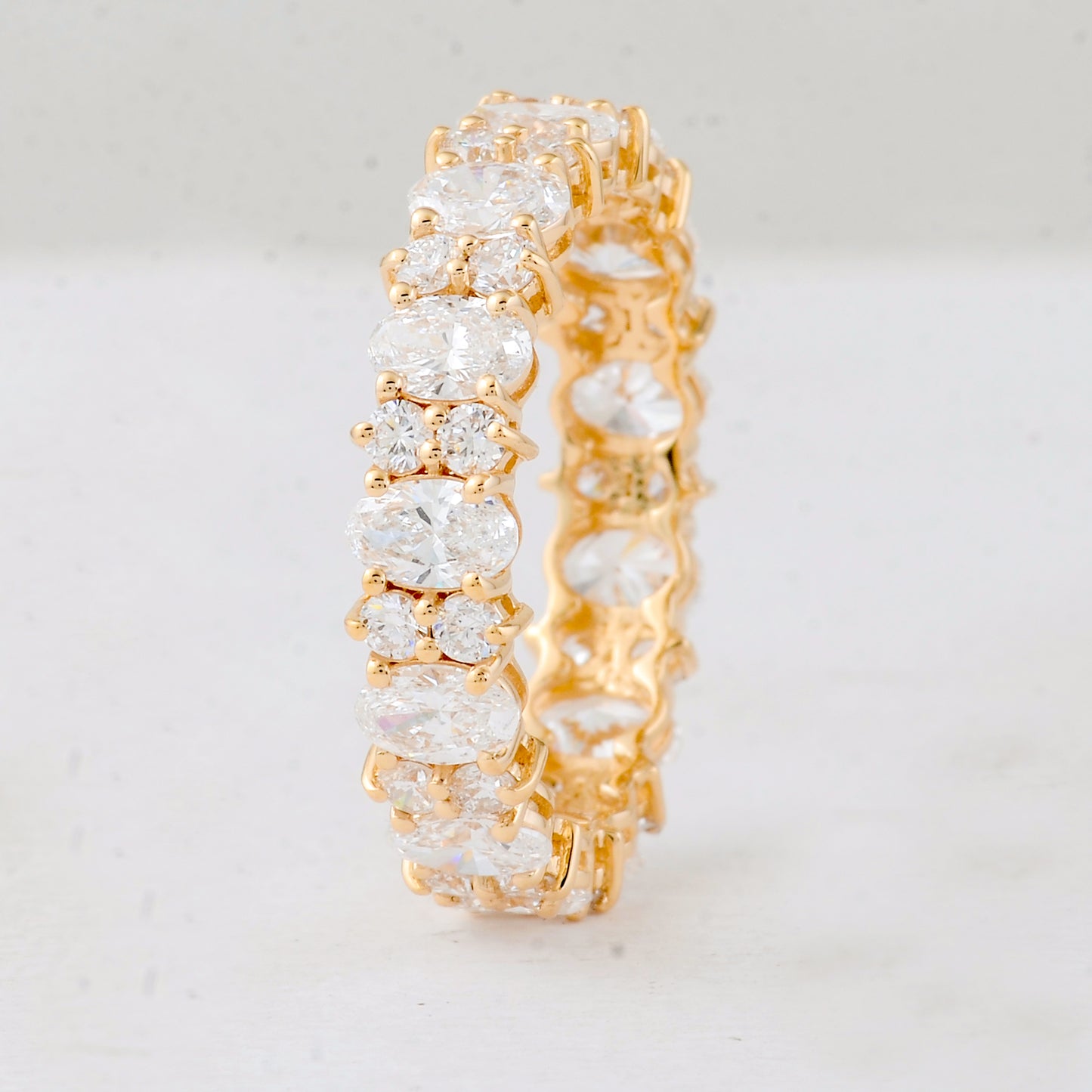 2.92 Carats Lab Grown Diamond 14K Gold Ring