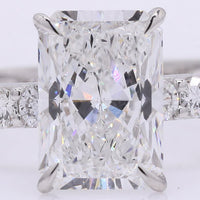 2.38 Carats Lab Grown Diamond 950 Platinum Ring