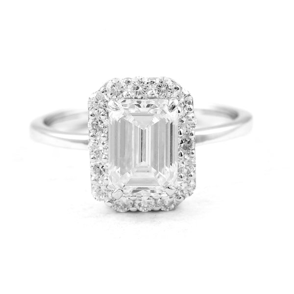 2.41 Carats Lab Grown Diamond 14K Gold Ring