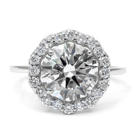 3.46 Carats Lab Grown Diamond 14K Gold Ring