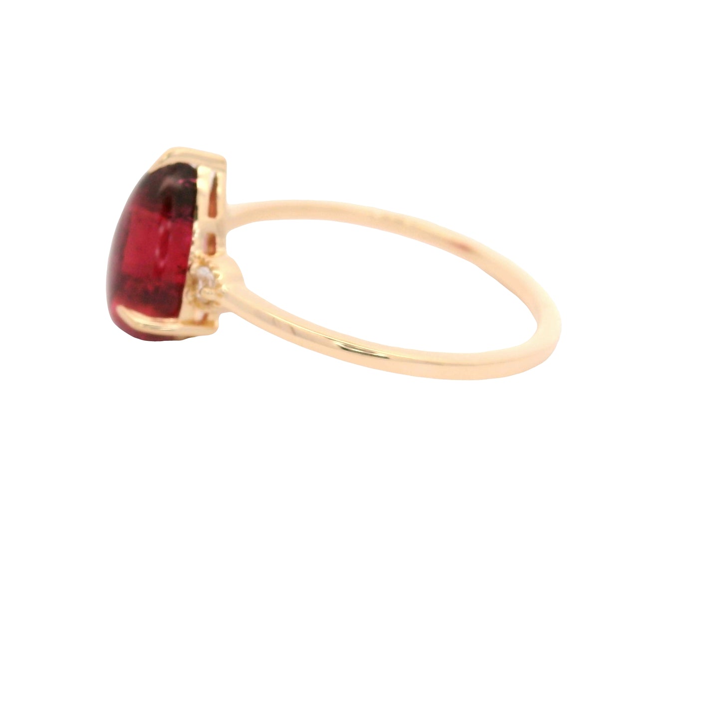 2.67 Ct Pear Tourmaline 14K Gold Ring