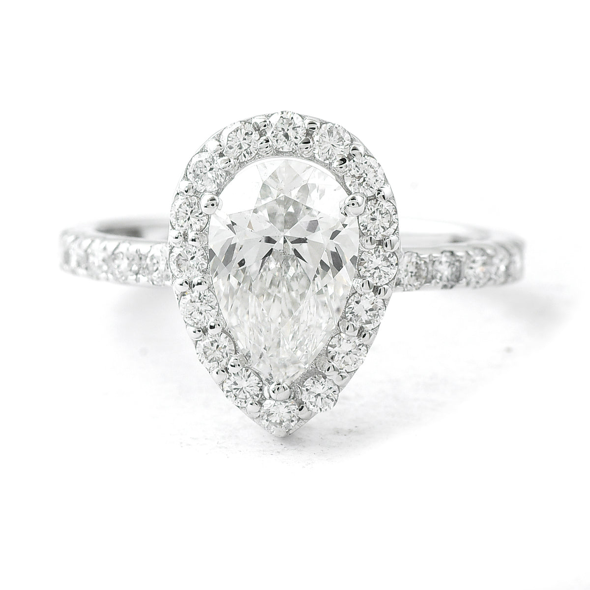 2.13 Carats Lab Grown Diamond 14K Gold Ring