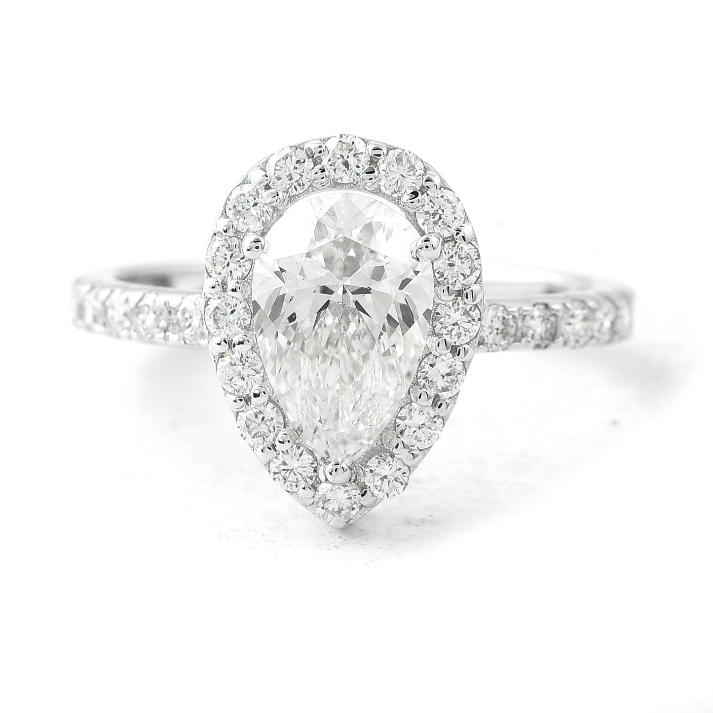 2.13 Carats Lab Grown Diamond 14K Gold Ring