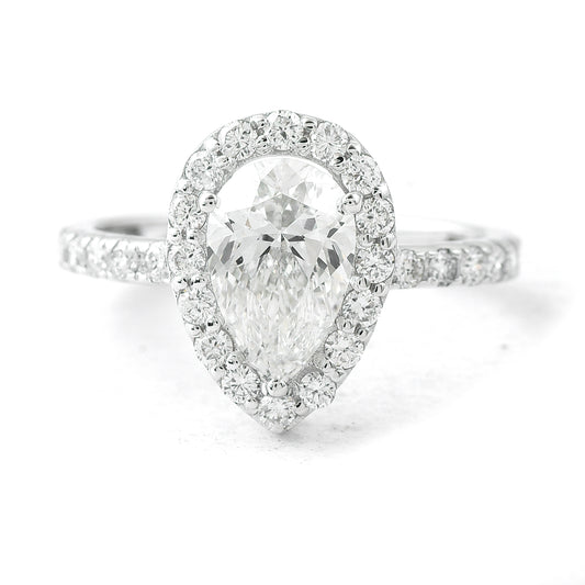 2.13 Carats Lab Grown Diamond 14K Gold Ring