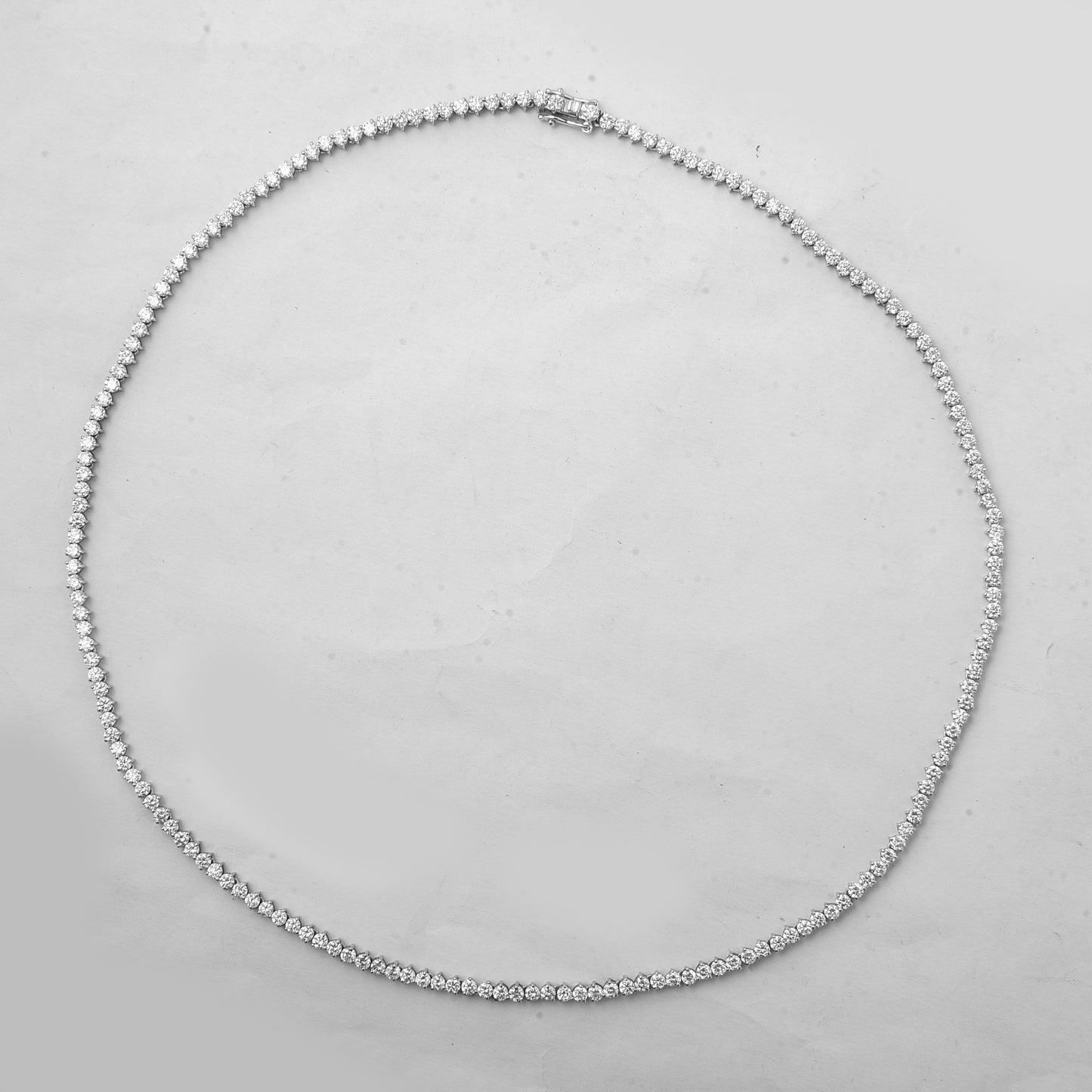 10.00 Ct Round Lab Grown Diamond 14K Gold Necklace