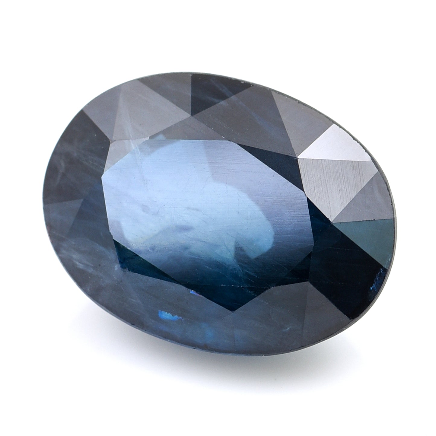16.12 Natural Corundum Sapphire Oval Mixed Cut Gemstone
