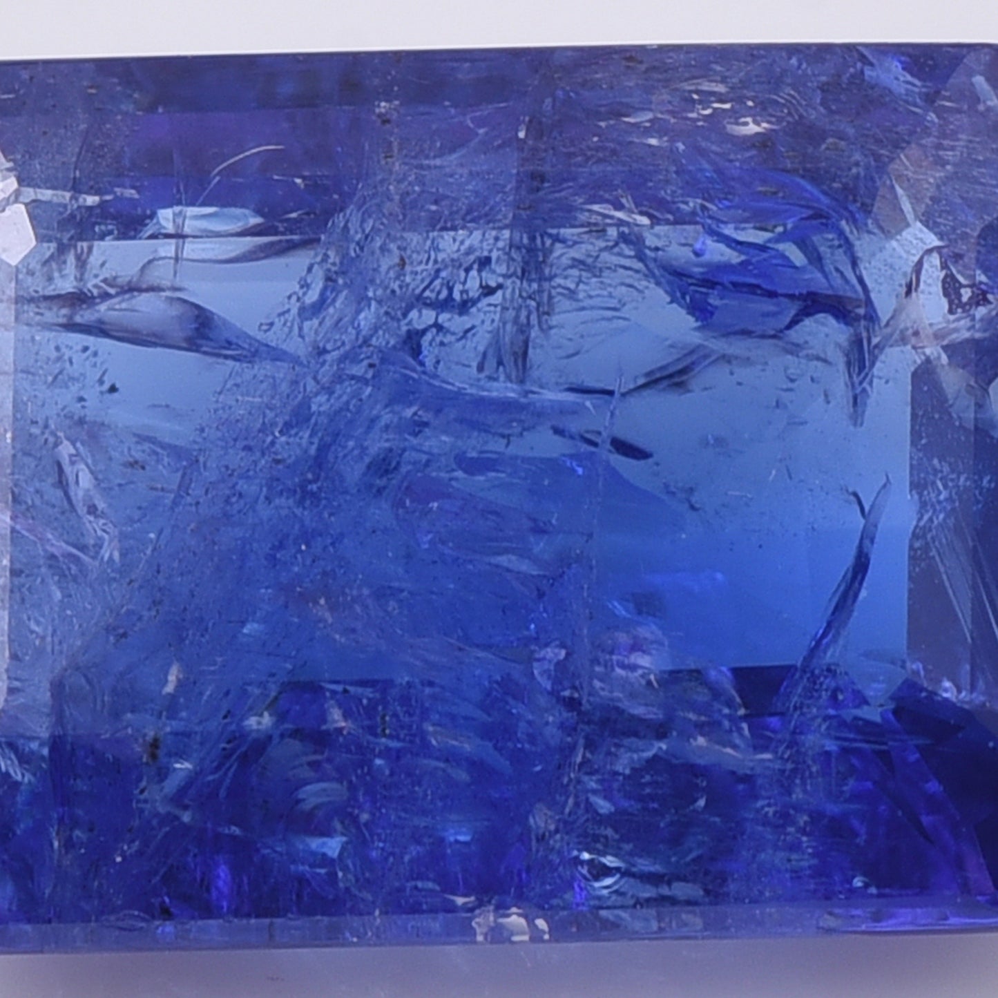 6.09 Natural Zoisite Tanzanite Emerald Cut Gemstone