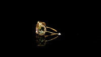 3.18 Ct Oval Tourmaline 14K Gold Ring