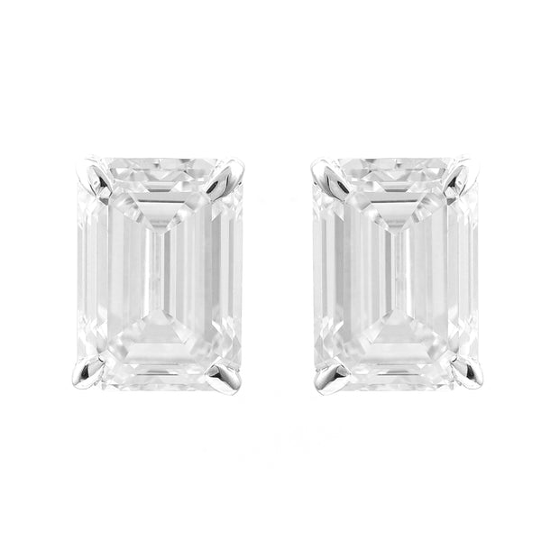 2.89 Carats Lab Grown Diamond 14K Gold Earrings