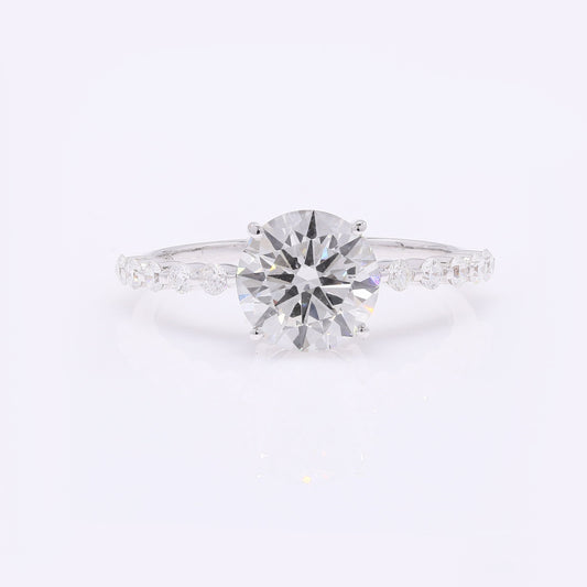 2.22 Carats Lab Grown Diamond 14K Gold Ring