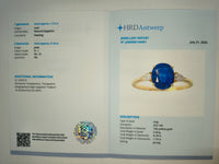 1.91 Ct Oval Natural Sapphire 14K Gold Ring