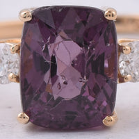 1.64 Ct Cushion Natural Spinel 14K Gold Ring