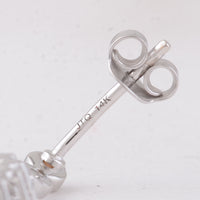 3.83 Carats Lab Grown Diamond 14K Gold Earrings