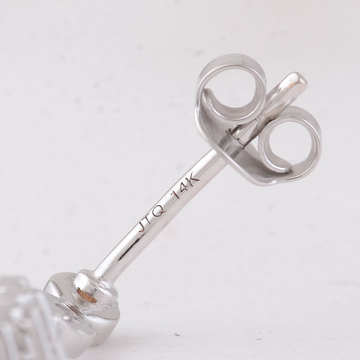 5.88 Carats Lab Grown Diamond 14K Gold Earrings