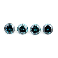 0.59 Blue Diamond Round Loose Gemstone