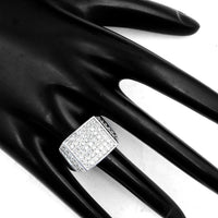 9.16 Ct Cubic Zirconia 925 Sterling Silver Ring