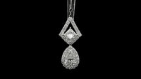 2.82 Carats Lab Grown Diamond 14K Gold Pendant