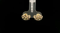 1.95 Ct Oval Tourmaline 14K Gold Earrings
