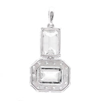 3.47 Carats Lab Grown Diamond 14K Gold Pendant