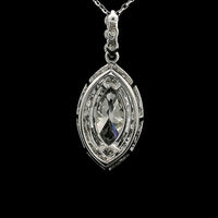 2.49 Carats Lab Grown Diamond 14K Gold Pendant