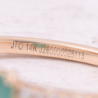 1.20 Ct Octagon Step Cut Natural Emerald 14K Gold Ring