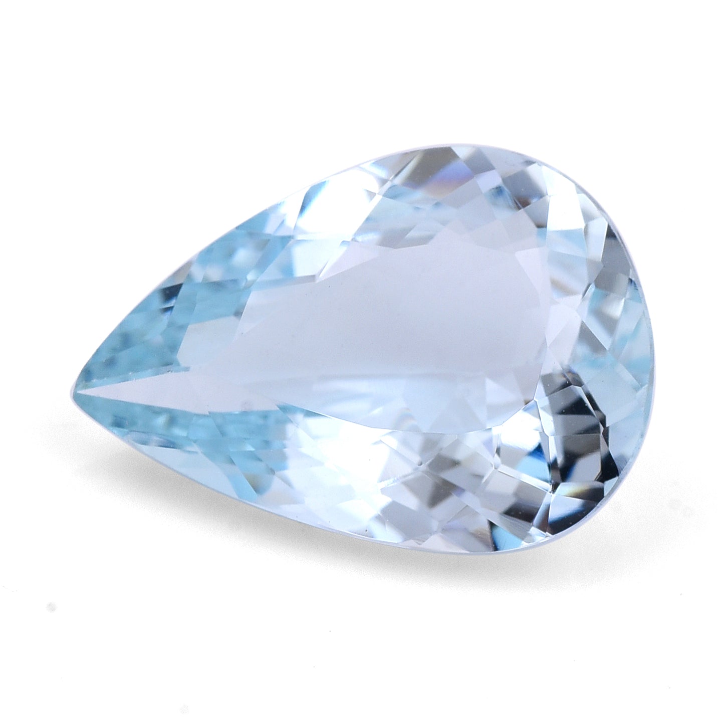8.38 Natural Beryl Aquamarine Pear Mixed Cut Gemstone
